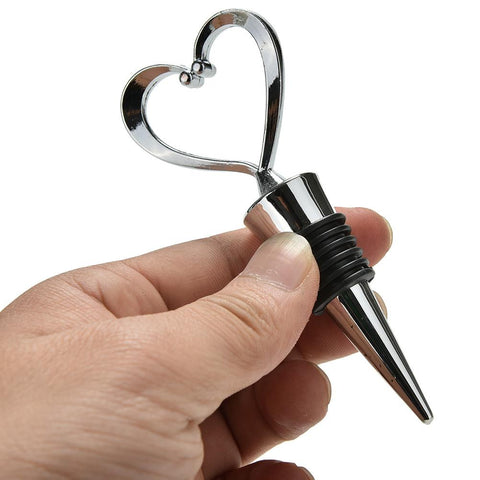 Heart Shaped Wine Bottle Stopper