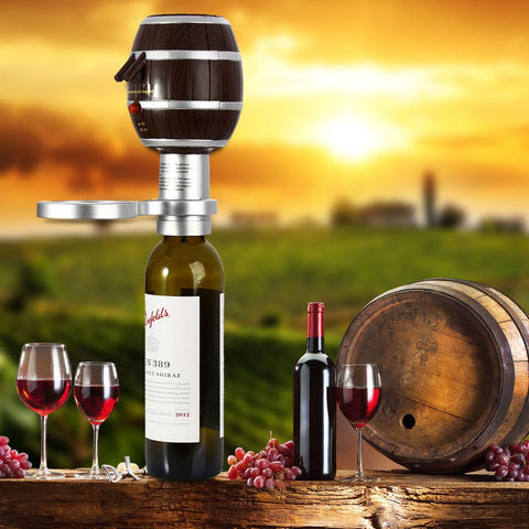 Barrel-Shaped Electric Aerator and Dispenser