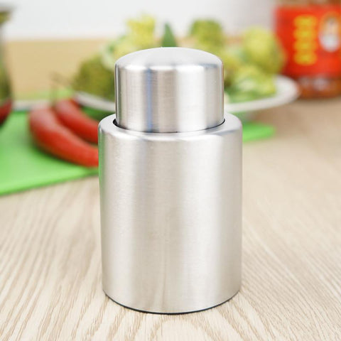 Stainless Steel Vacuum Seal Bottle Stopper
