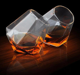 Diamond Crystal-Shaped Wine Drinking Glass
